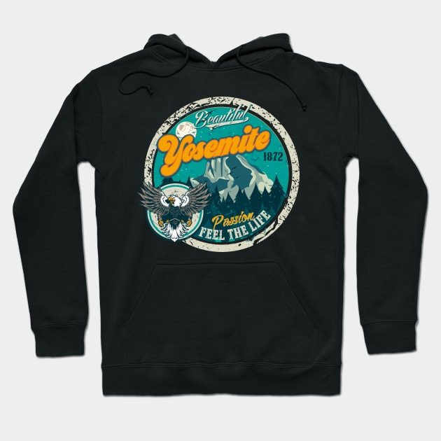 YOSEMITE PARK Hoodie by JOISDRAW ART